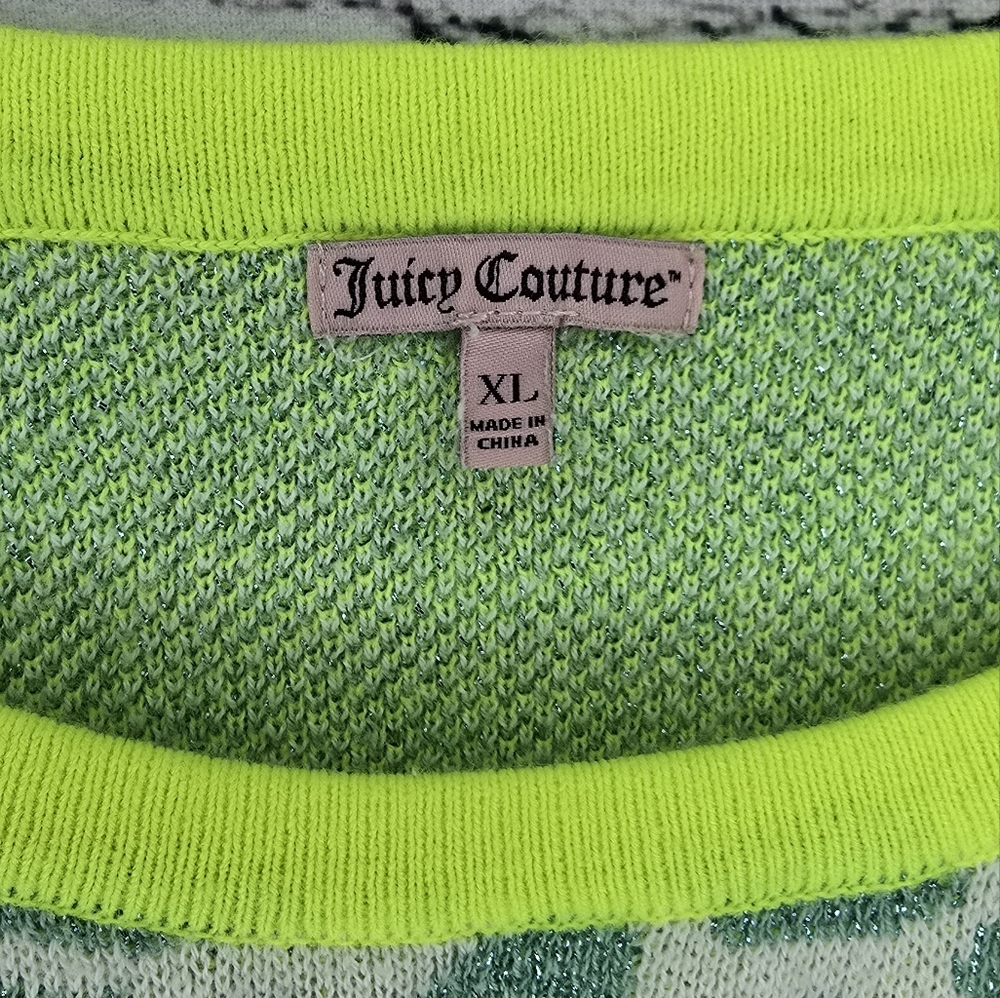 Juicy Couture Womens Leopard Print 74 Sweatshirt‎ Size XL - Picture 3 of 7